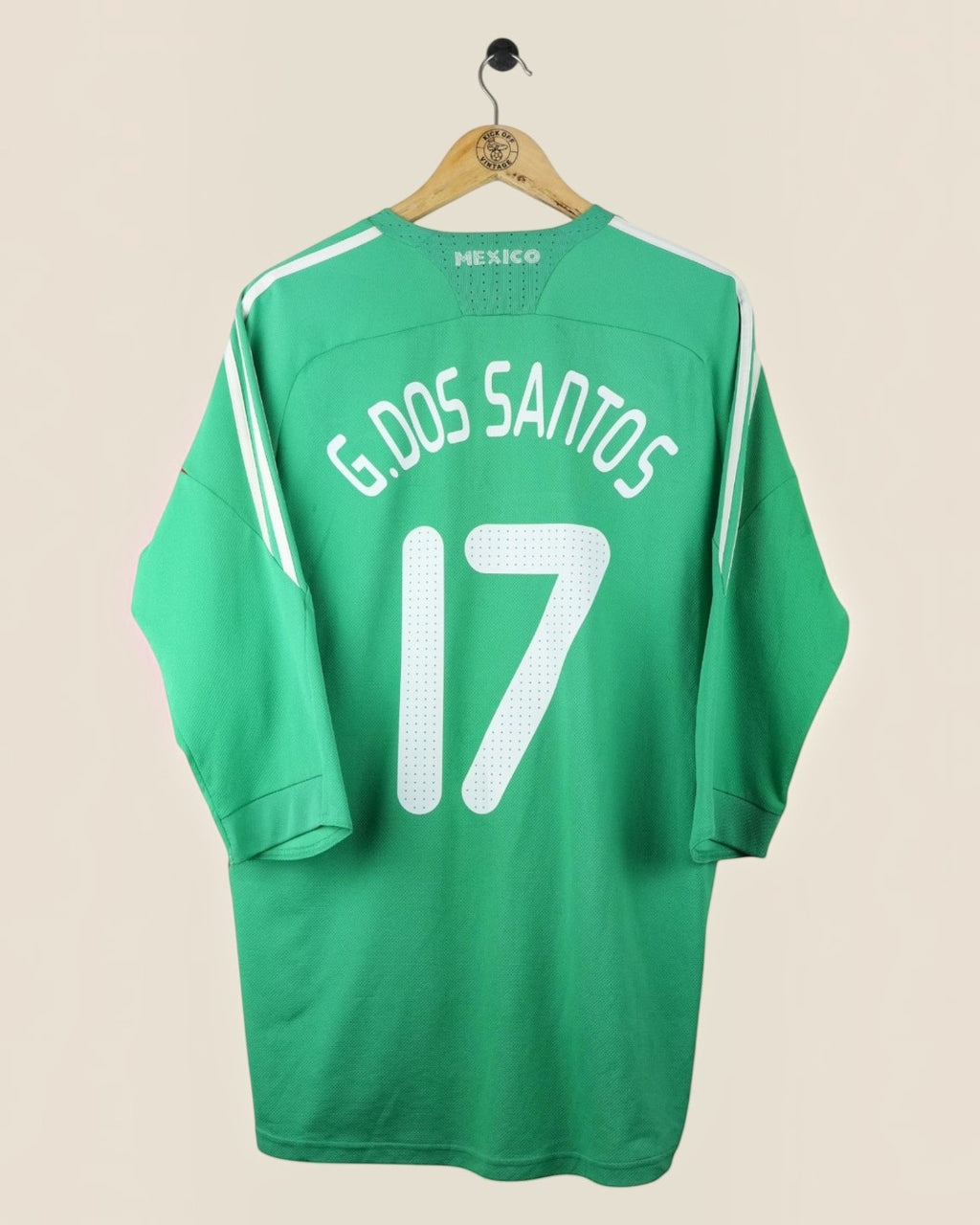 MEXICO 2008 DOS SANTOS HOME SHIRT (L/XL) ADIDAS