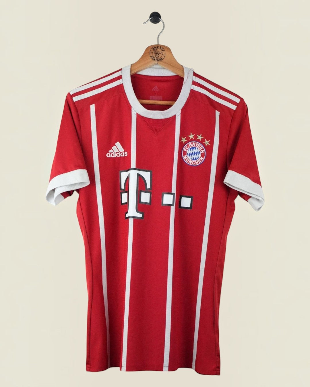 BAYERN MUNICH 2017/18 LEWANDOWSKI HOME SHIRT (S) ADIDAS
