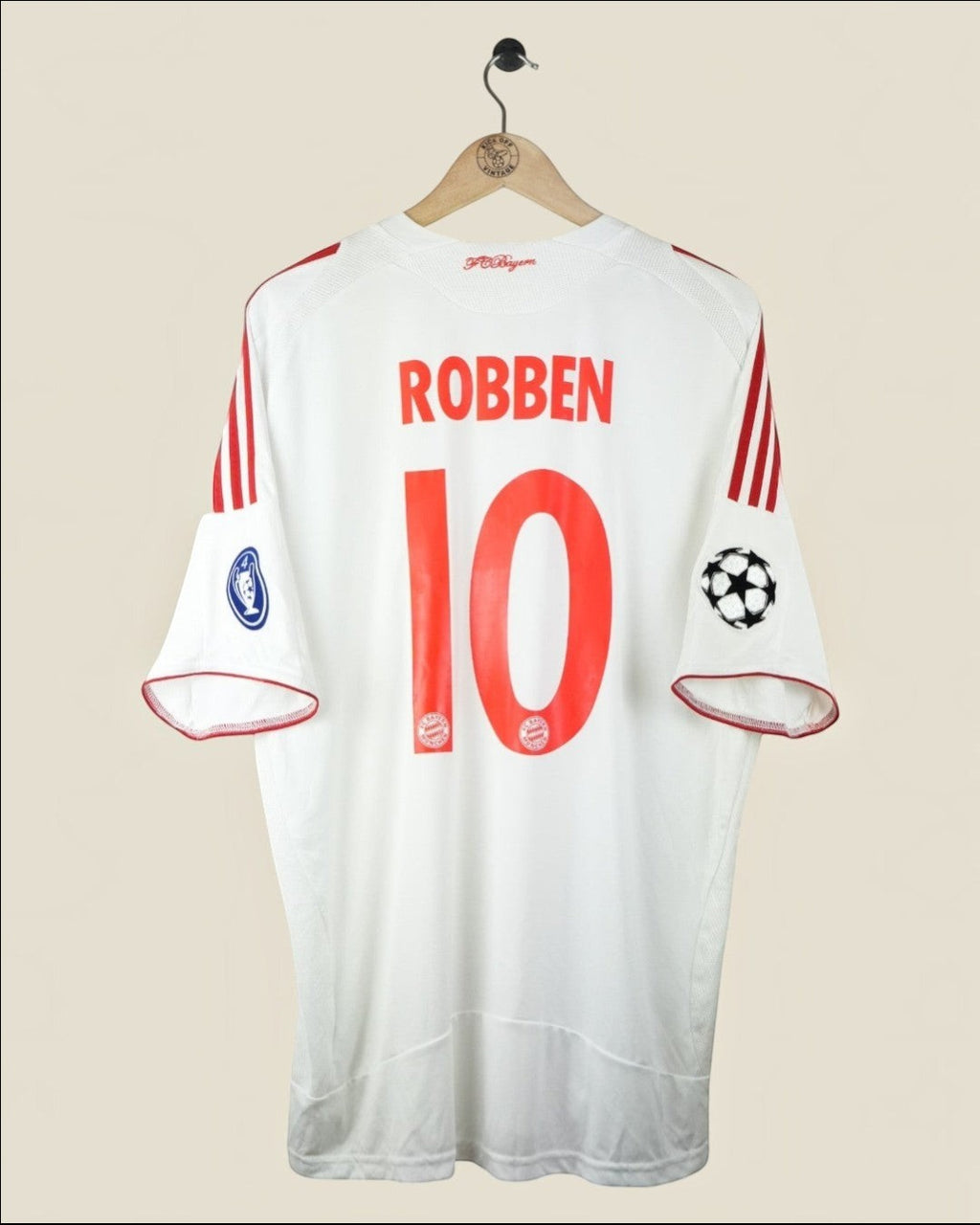 BAYERN MUNICH 2008/09 ROBBEN UCL THIRD SHIRT (XL) ADIDAS