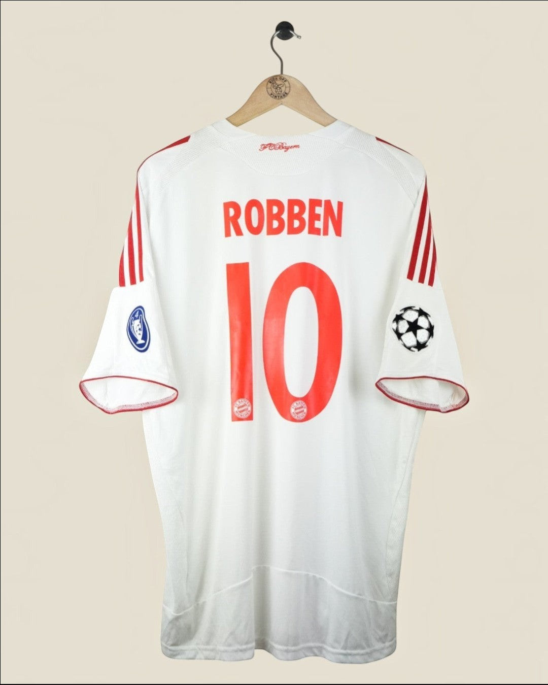 BAYERN MUNICH 2008/09 ROBBEN UCL THIRD SHIRT (XL) ADIDAS