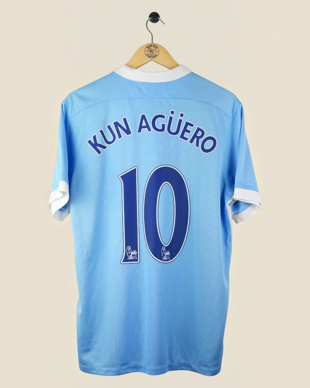 MANCHESTER CITY 2015/16 AGUERO HOME SHIRT (L) NIKE
