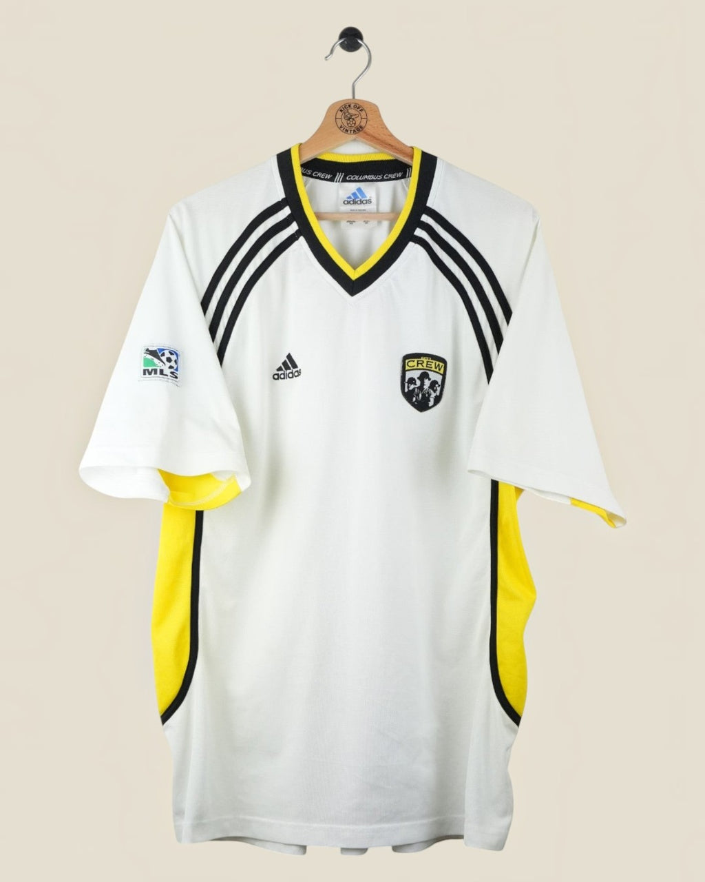 COLUMBUS CREW 2000/01 AWAY SHIRT (XL) ADIDAS