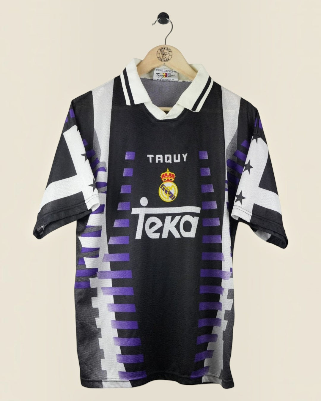REAL MADRID 1997/98 CARLOS THIRD SHIRT (M) TAQUY