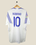 REAL MADRID 2007/08 ROBINHO HOME SHIRT (L) ADIDAS