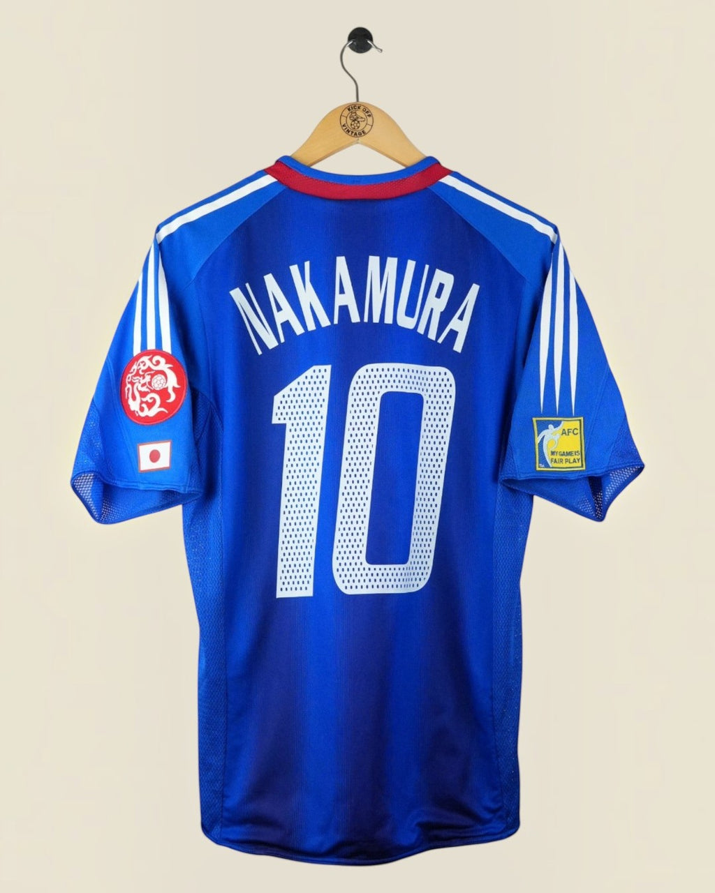 JAPAN 2004 NAKAMURA HOME SHIRT PLAYER ISSUE AFC (M/L) ADIDAS