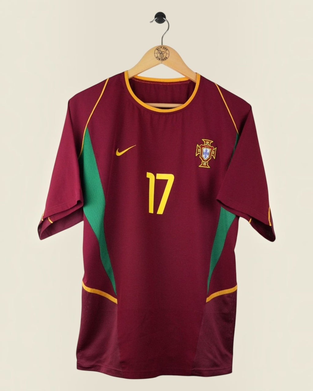 PORTUGAL 2002 RONALDO HOME SHIRT (M) NIKE
