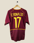 PORTUGAL 2002 RONALDO HOME SHIRT (M) NIKE