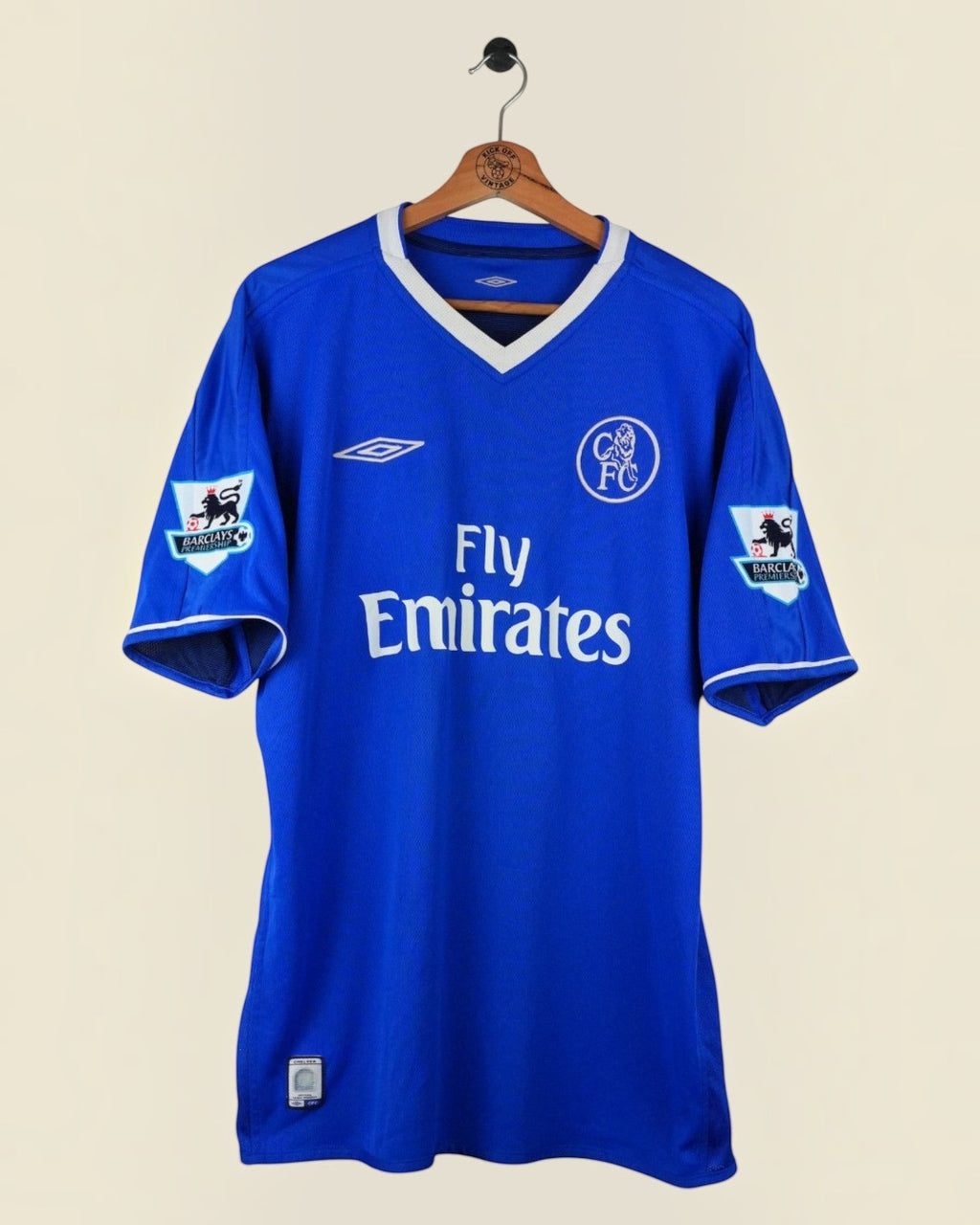 CHELSEA 2003/05 ROBBEN HOME SHIRT EPL (L) UMBRO