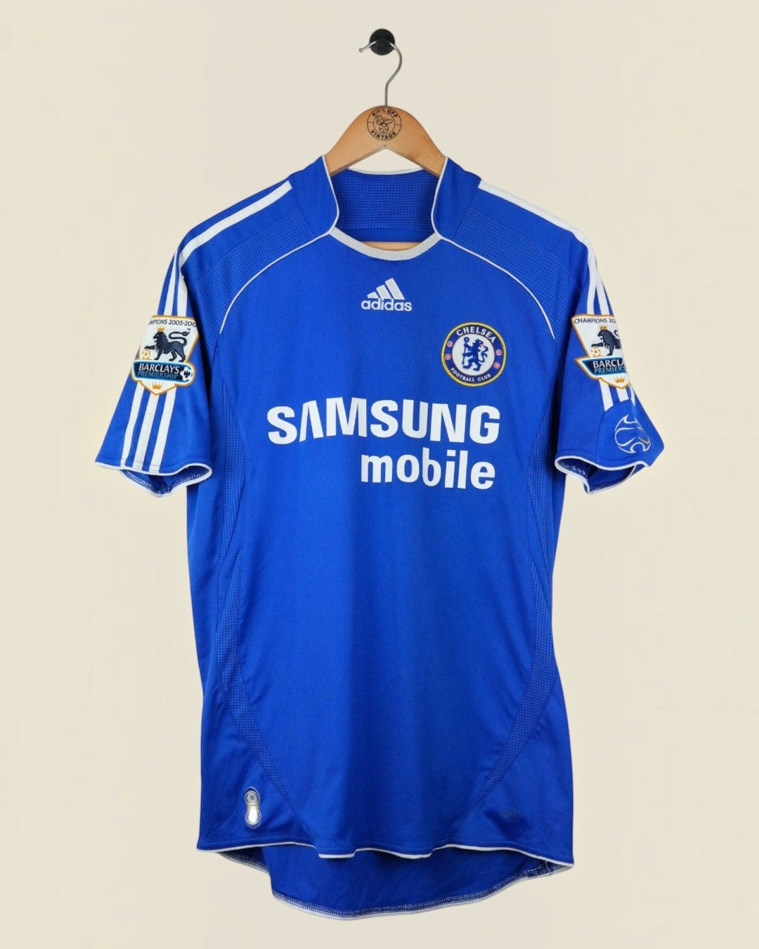 CHELSEA 2006/08 DROGBA HOME SHIRT (M) ADIDAS