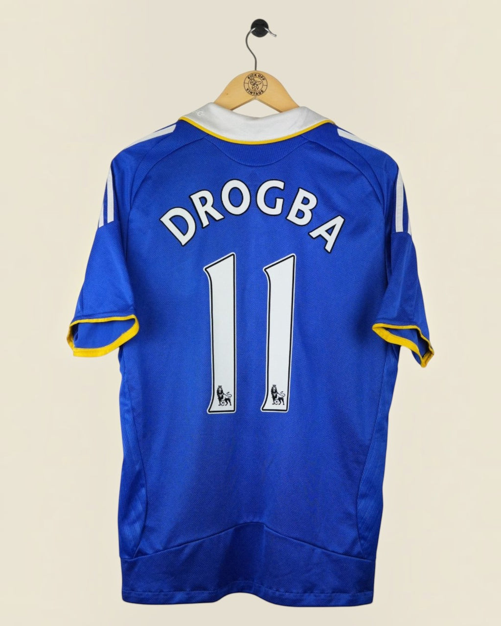 CHELSEA 2008/09 DROGBA HOME SHIRT (M) ADIDAS