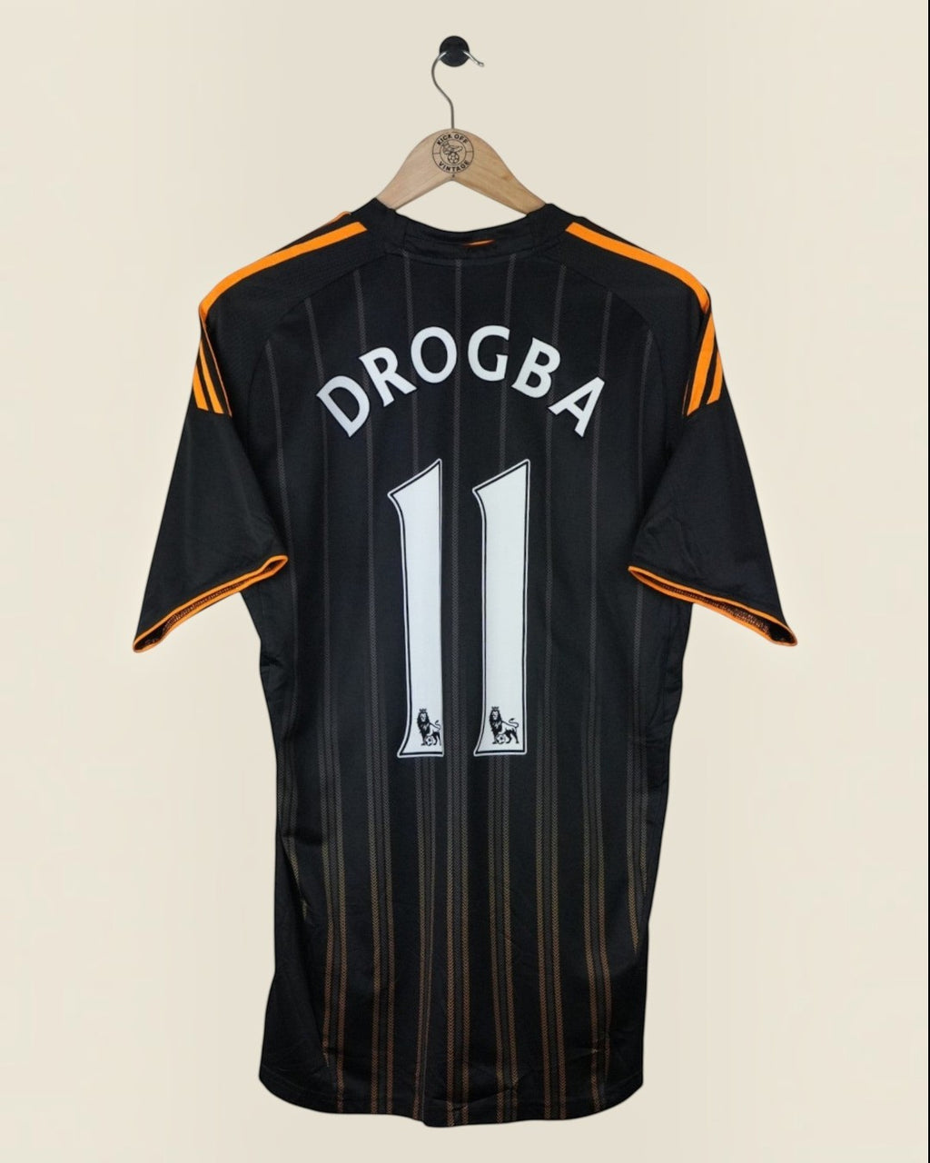 CHELSEA 2010/11 DROGBA AWAY SHIRT (L) ADIDAS