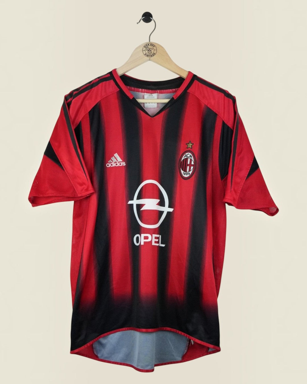 AC MILAN 2004/05 SHEVCHENKO HOME SHIRT (M) ADIDAS