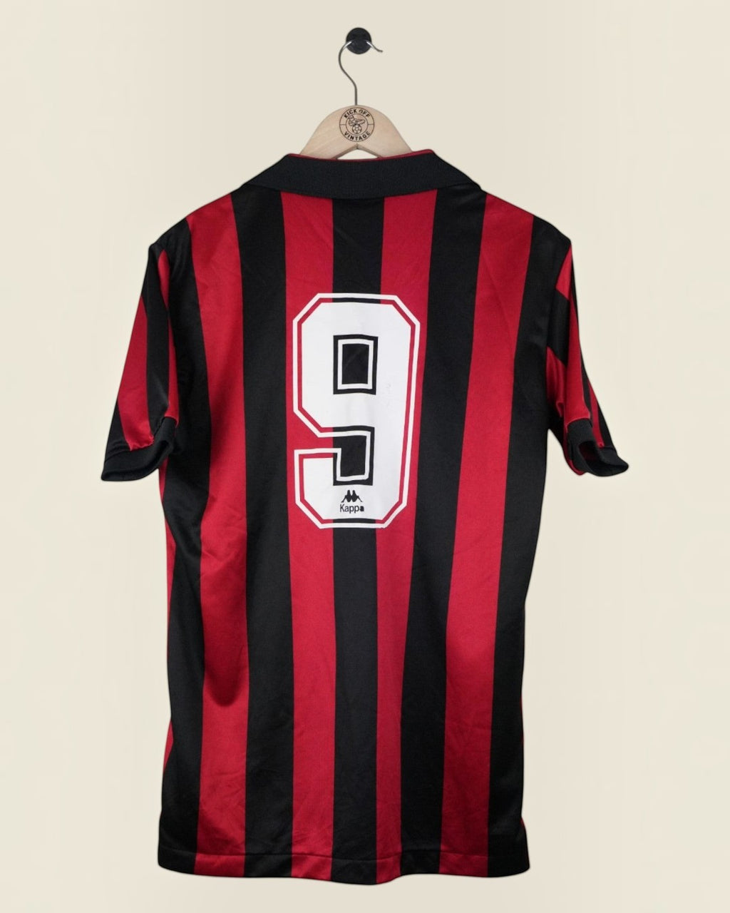 AC MILAN 1989/90 VAN BASTEN HOME SHIRT (M) KAPPA