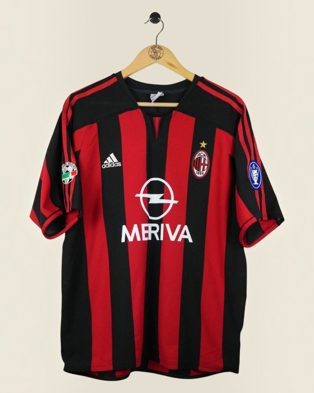 AC MILAN 2003/04 KAKA HOME SHIRT (M) ADIDAS