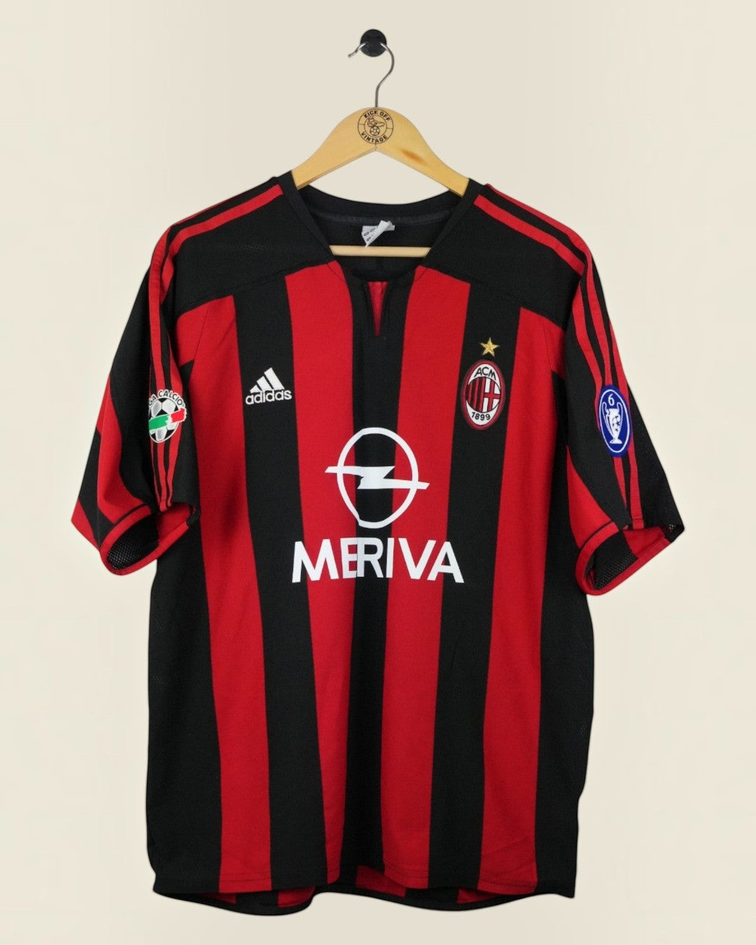AC MILAN 2003/04 KAKA HOME SHIRT (M) ADIDAS