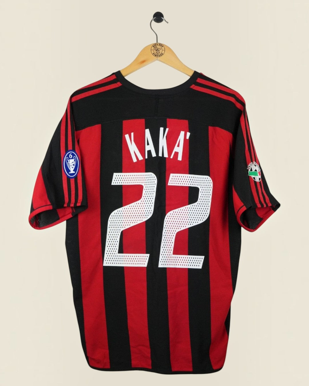 AC MILAN 2003/04 KAKA HOME SHIRT (M) ADIDAS
