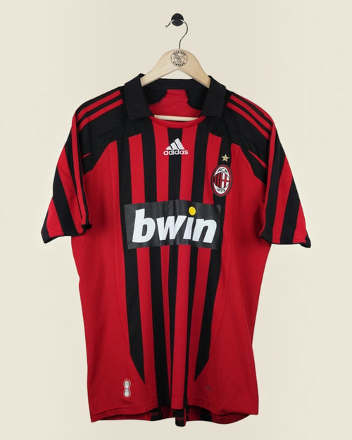 AC MILAN 2007/08 NESTA HOME SHIRT (M) ADIDAS