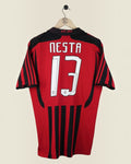 AC MILAN 2007/08 NESTA HOME SHIRT (M) ADIDAS