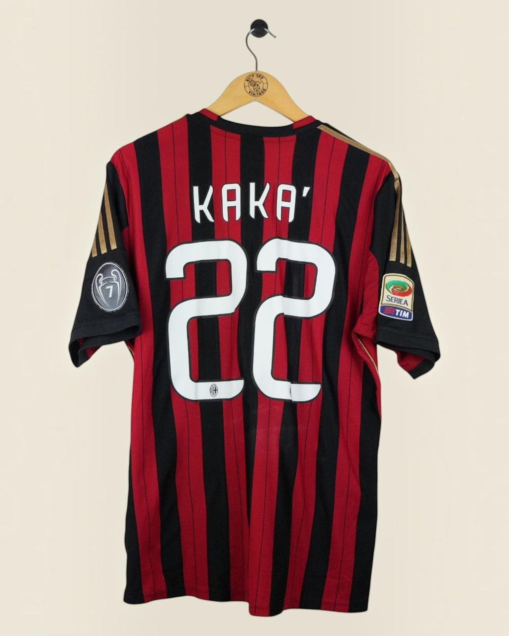AC MILAN 2013/14 KAKA HOME SHIRT (L) ADIDAS