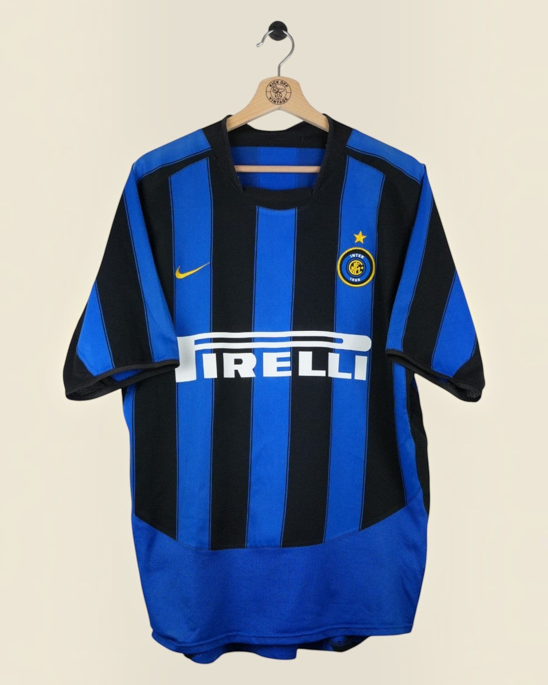 INTER MILAN 2003/04 ADRIANO HOME SHIRT (L/XL) NIKE