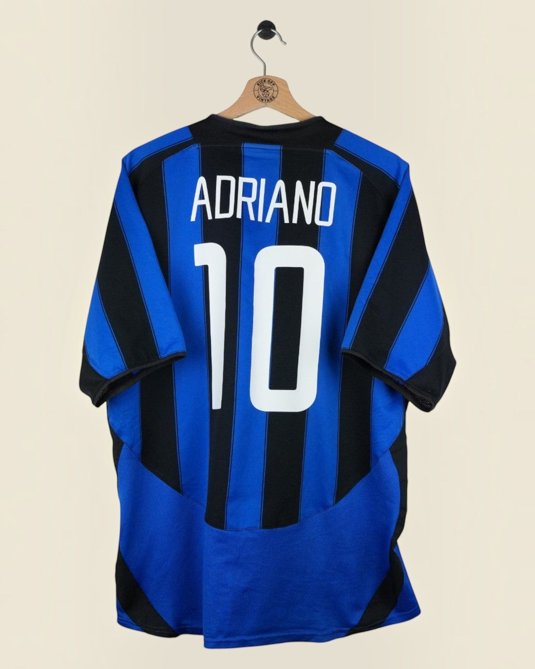 INTER MILAN 2003/04 ADRIANO HOME SHIRT (L) NIKE