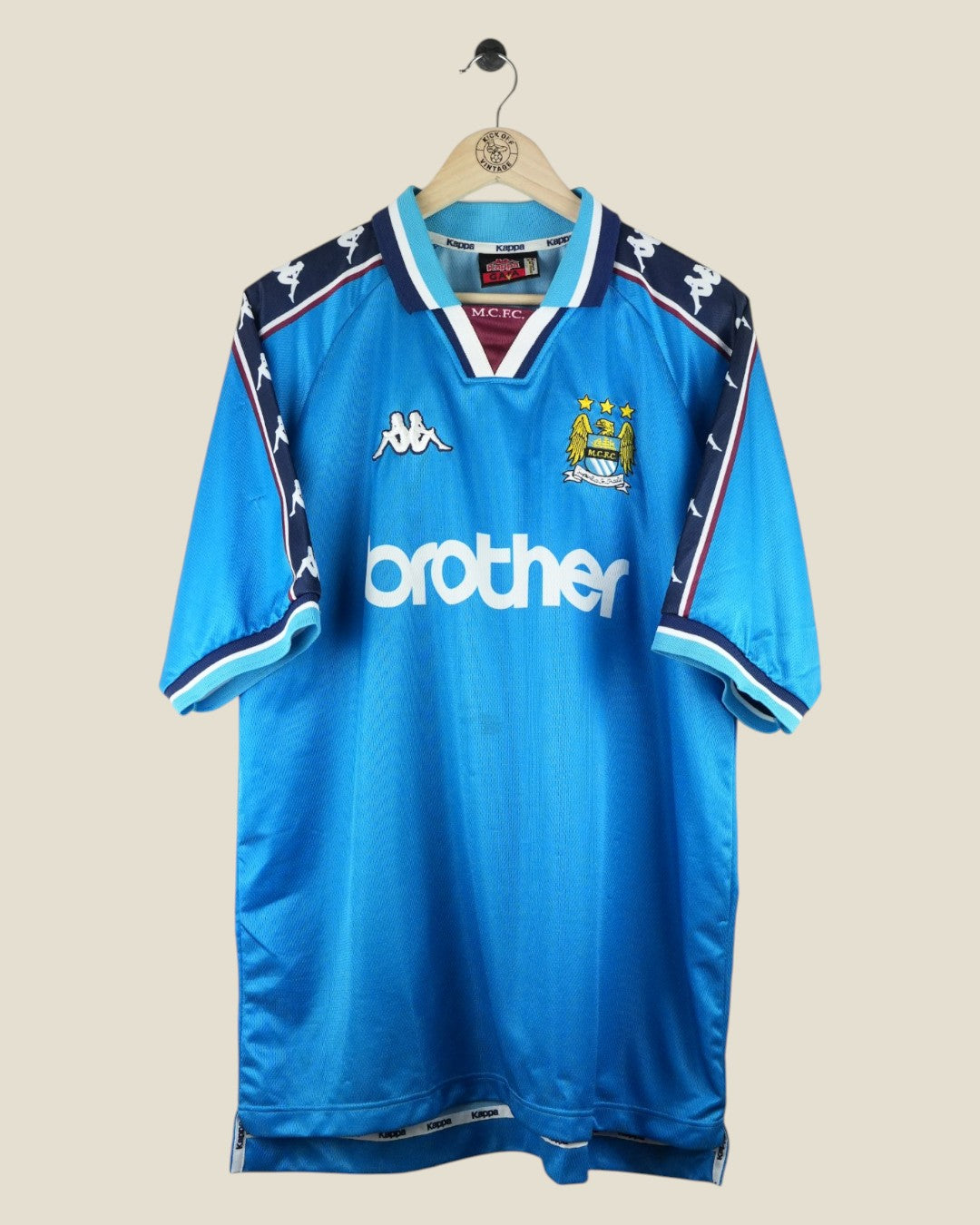 MANCHESTER CITY 1997/99 HOME SHIRT (XXL) KAPPA