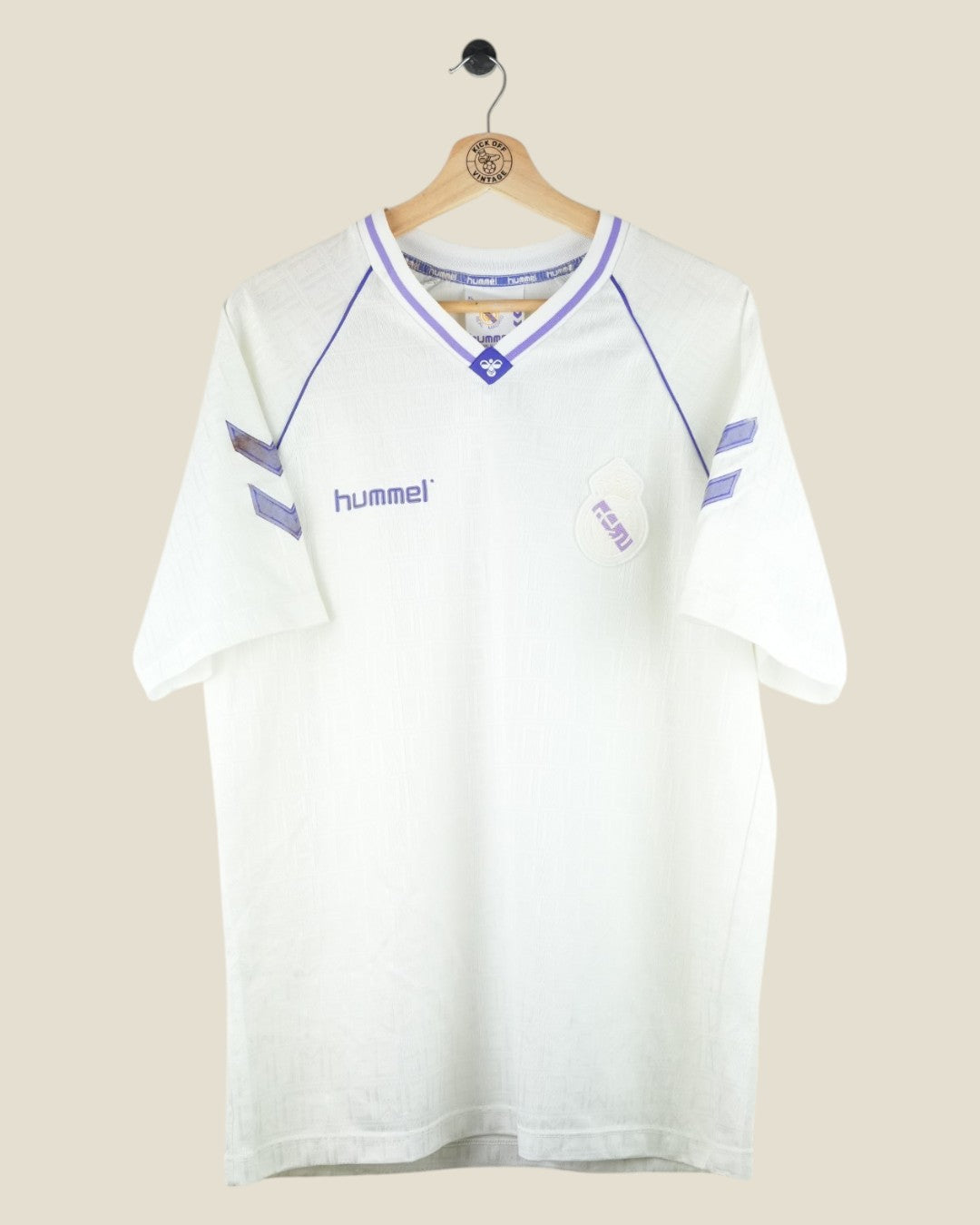 REAL MADRID 1986/88 HOME SHIRT (XL) HUMMEL