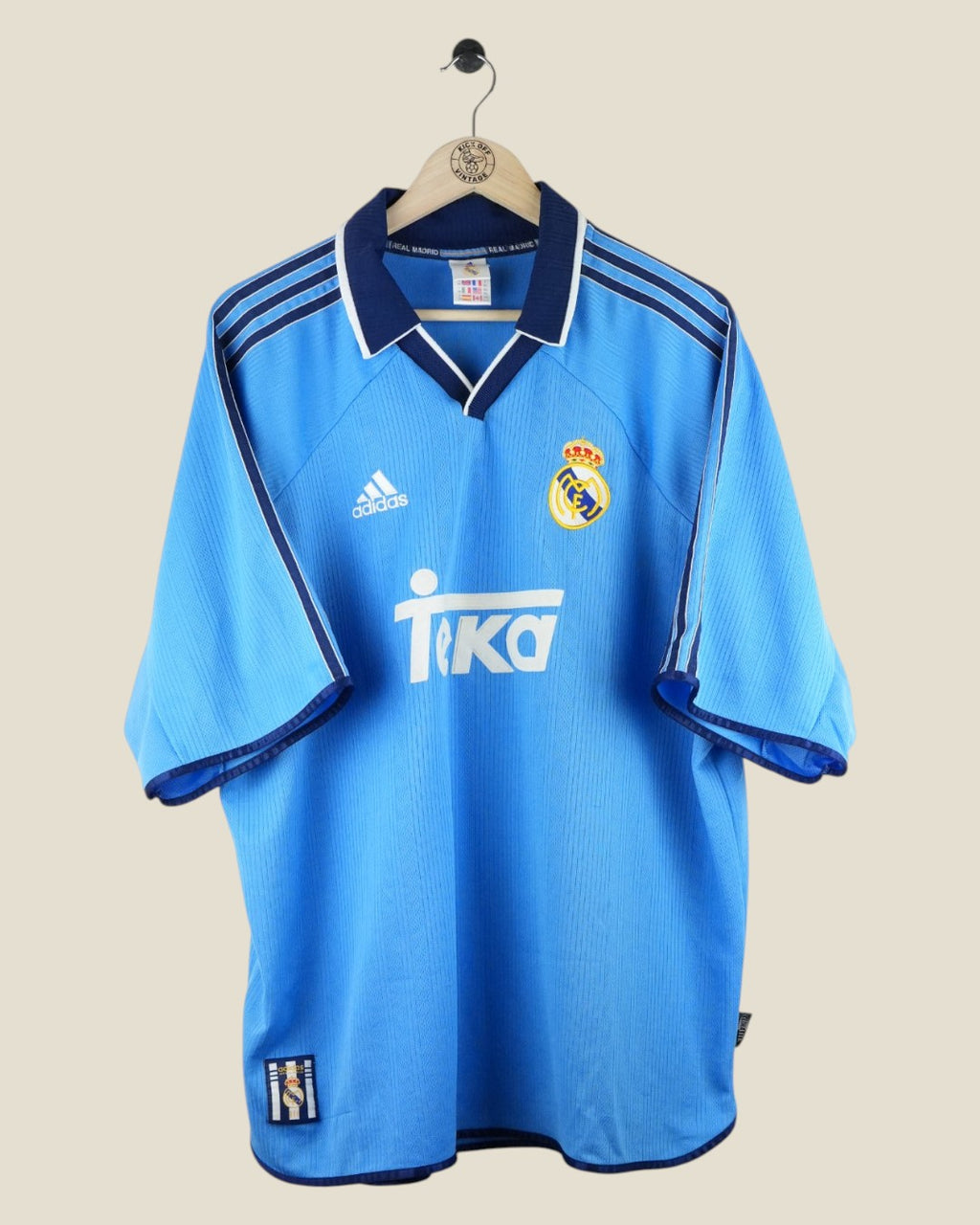 REAL MADRID 1999/00 REDONDO THIRD SHIRT (XXL) ADIDAS