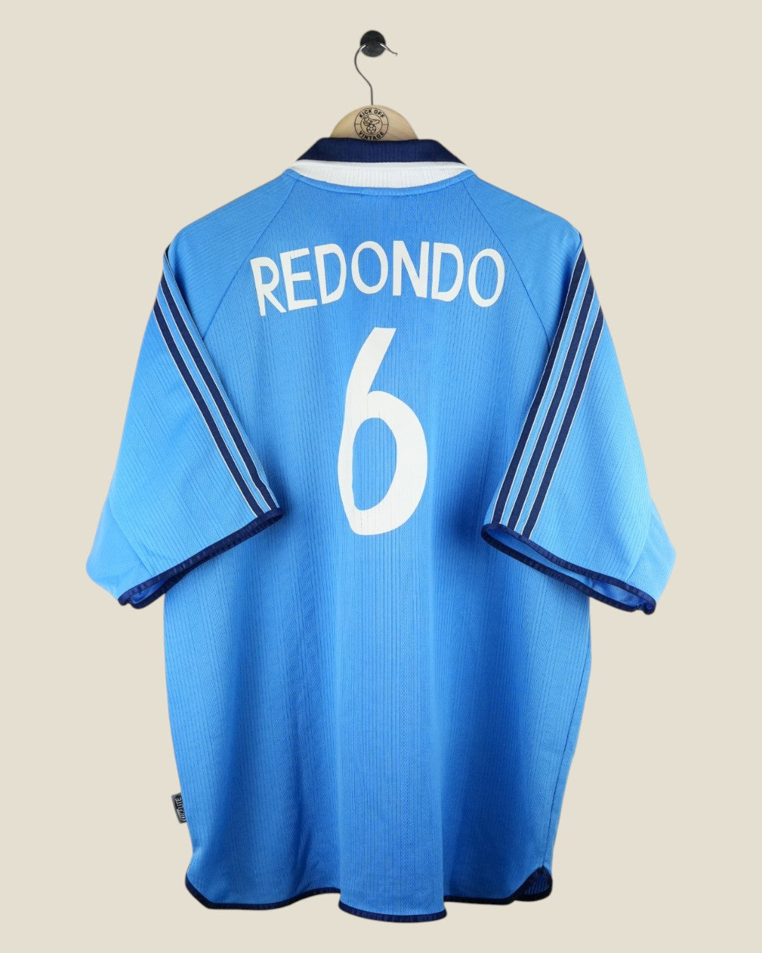 REAL MADRID 1999/00 REDONDO THIRD SHIRT (XXL) ADIDAS