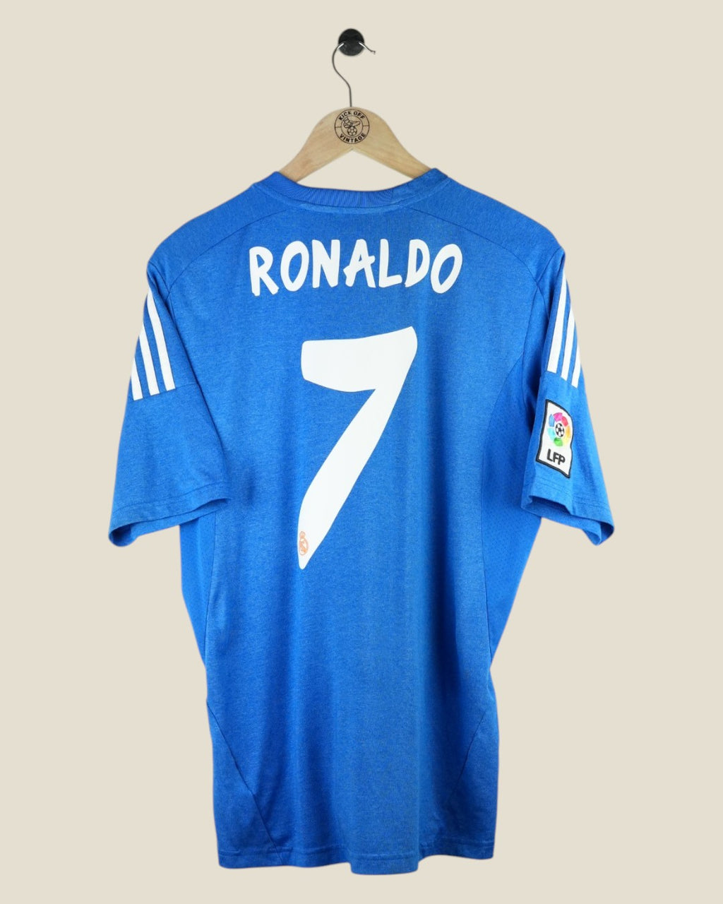 REAL MADRID 2013/14 RONALDO AWAY SHIRT (M) ADIDAS
