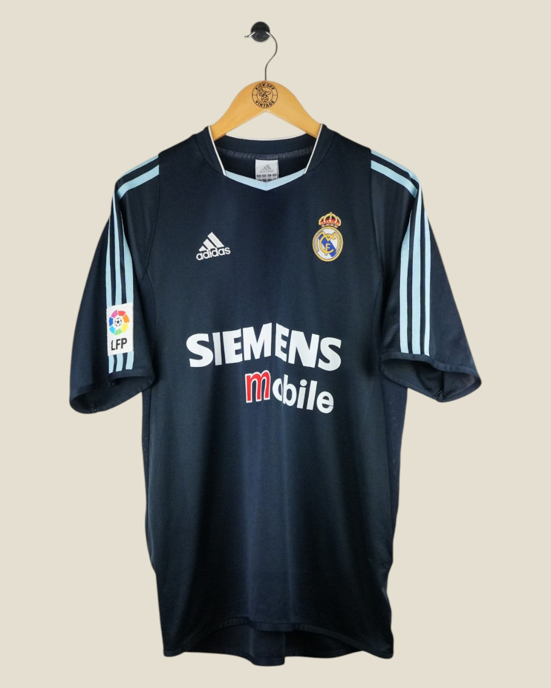 REAL MADRID 2003/04 RONALDO AWAY SHIRT (M) ADIDAS