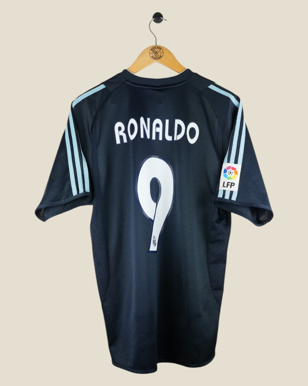 REAL MADRID 2003/04 RONALDO AWAY SHIRT (M) ADIDAS