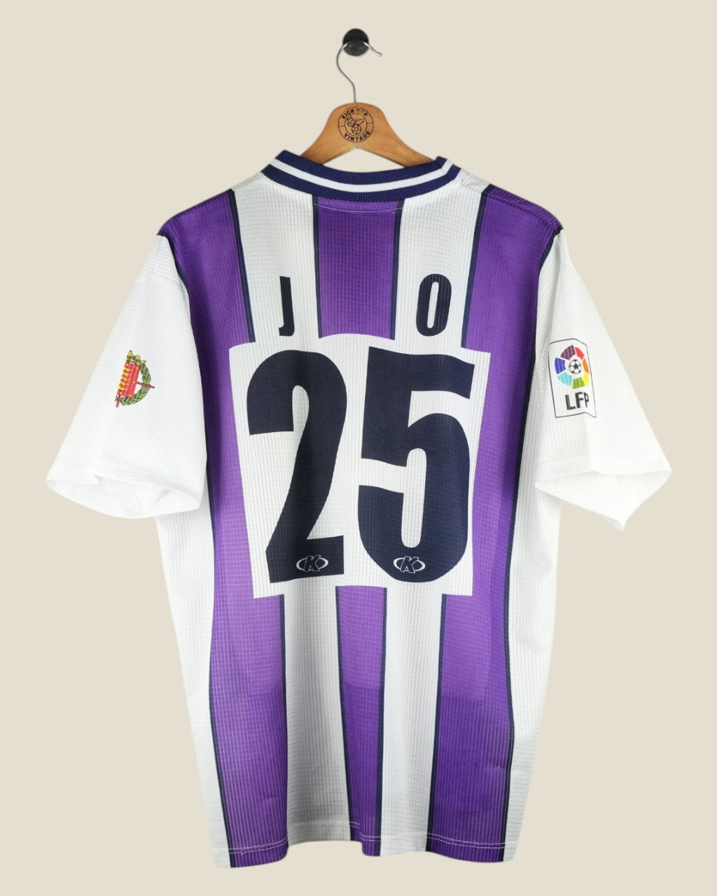 REAL VALLADOLID 1999/01 JO HOME SHIRT (M) KELME