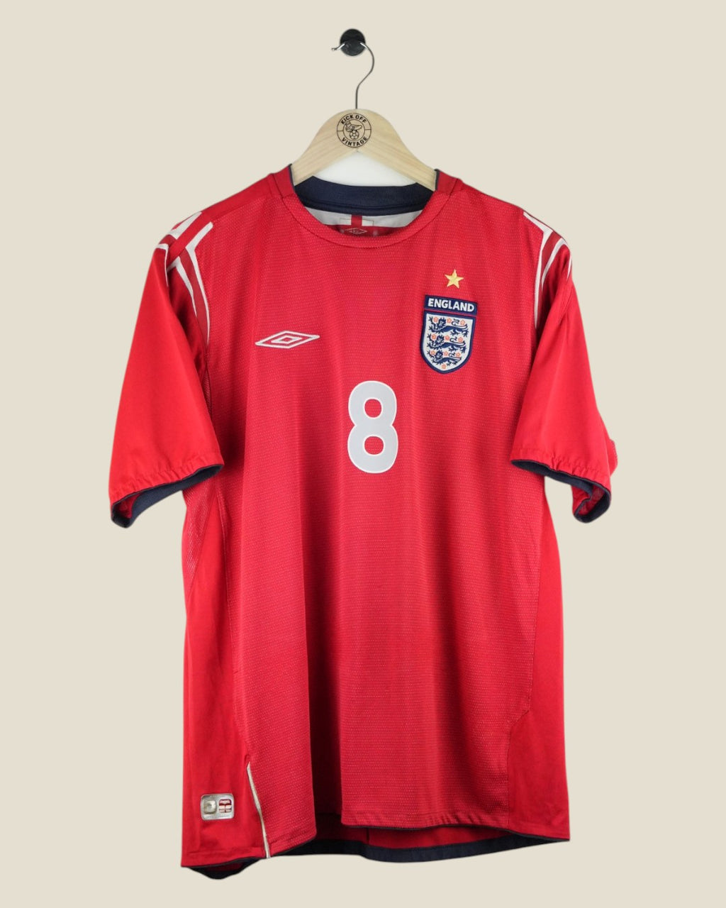ENGLAND 2004 SCHOLES AWAY SHIRT (L) UMBRO