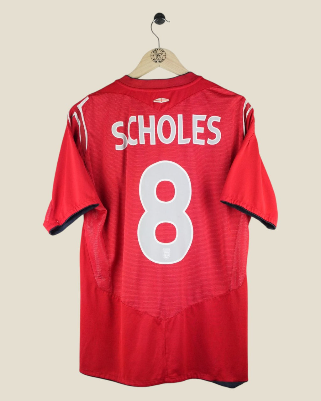 ENGLAND 2004 SCHOLES AWAY SHIRT (L) UMBRO