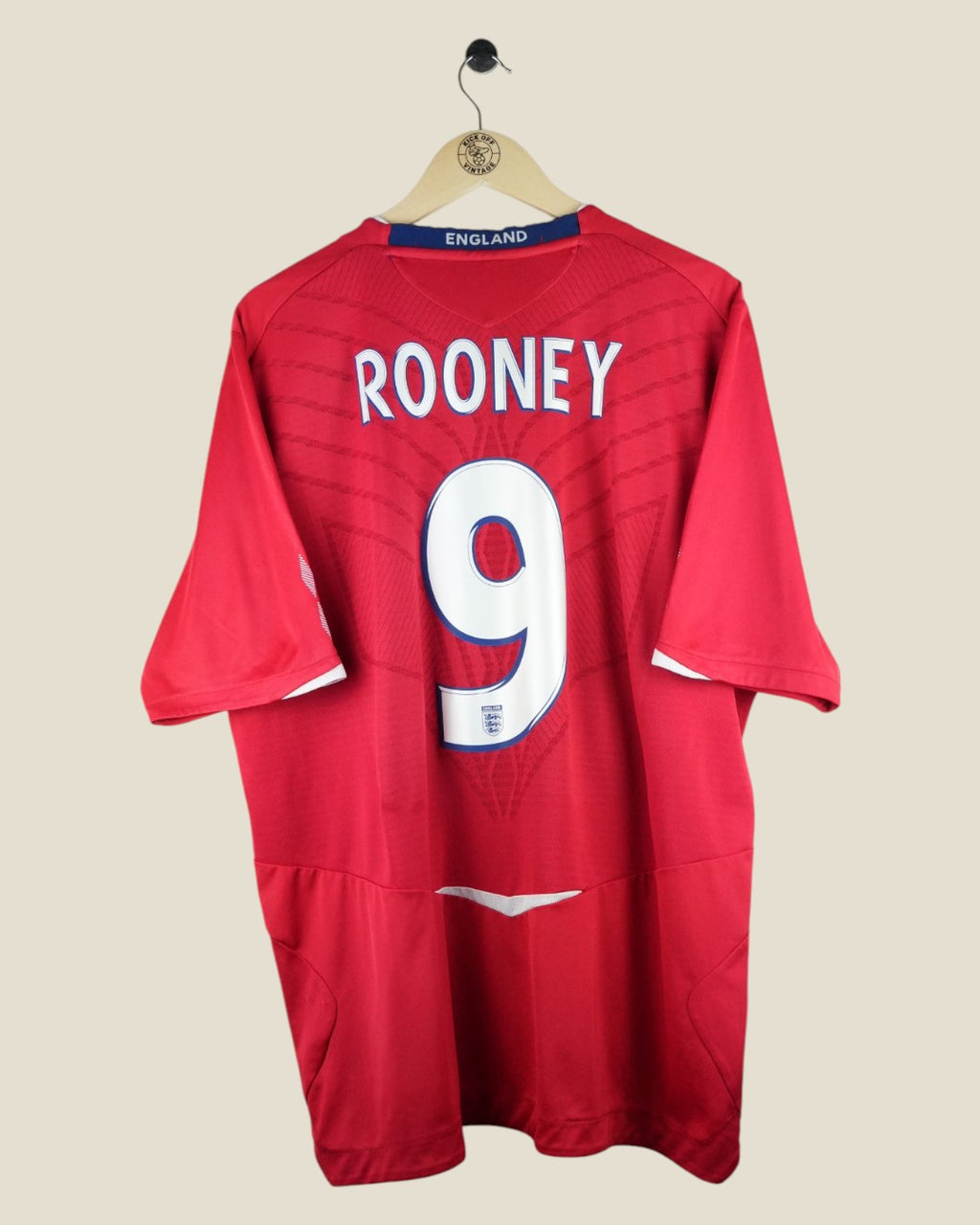ENGLAND 2008 ROONEY AWAY SHIRT (XXL) UMBRO