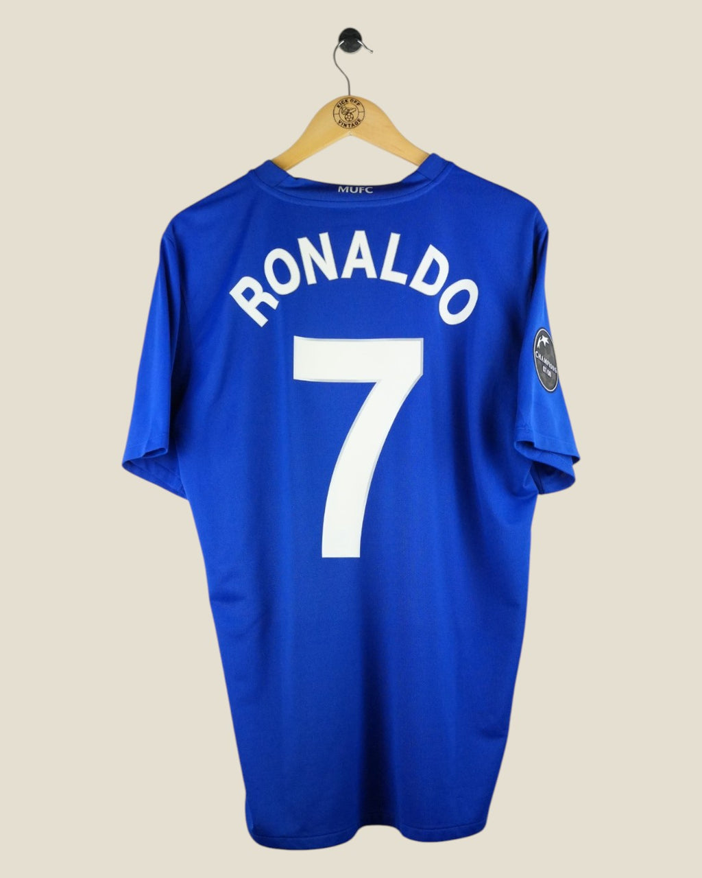 MANCHESTER UNITED 2008/09 RONALDO UCL THIRD SHIRT (L) NIKE