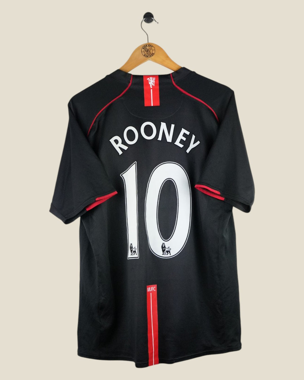 MANCHESTER UNITED 2007/08 ROONEY AWAY SHIRT (XL) NIKE
