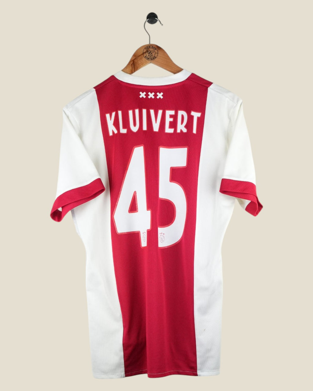 AJAX 2017/18 KLUIVERT HOME SHIRT (M) ADIDAS