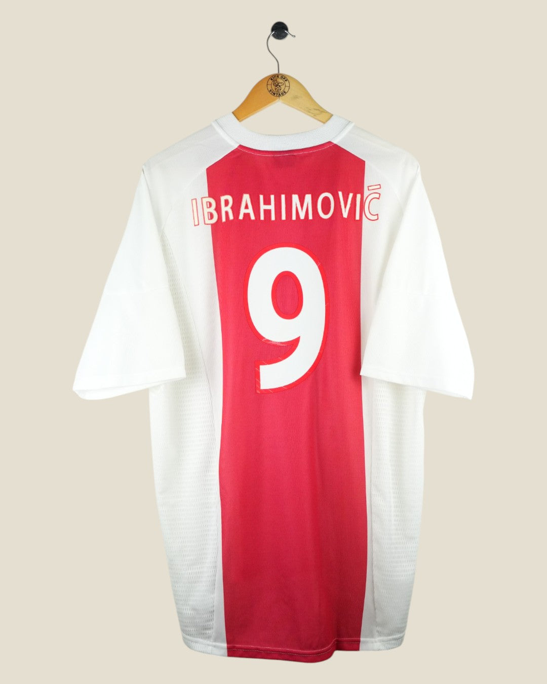 AJAX 2002/04 IBRAHIMOVIC HOME SHIRT (XL) ADIDAS