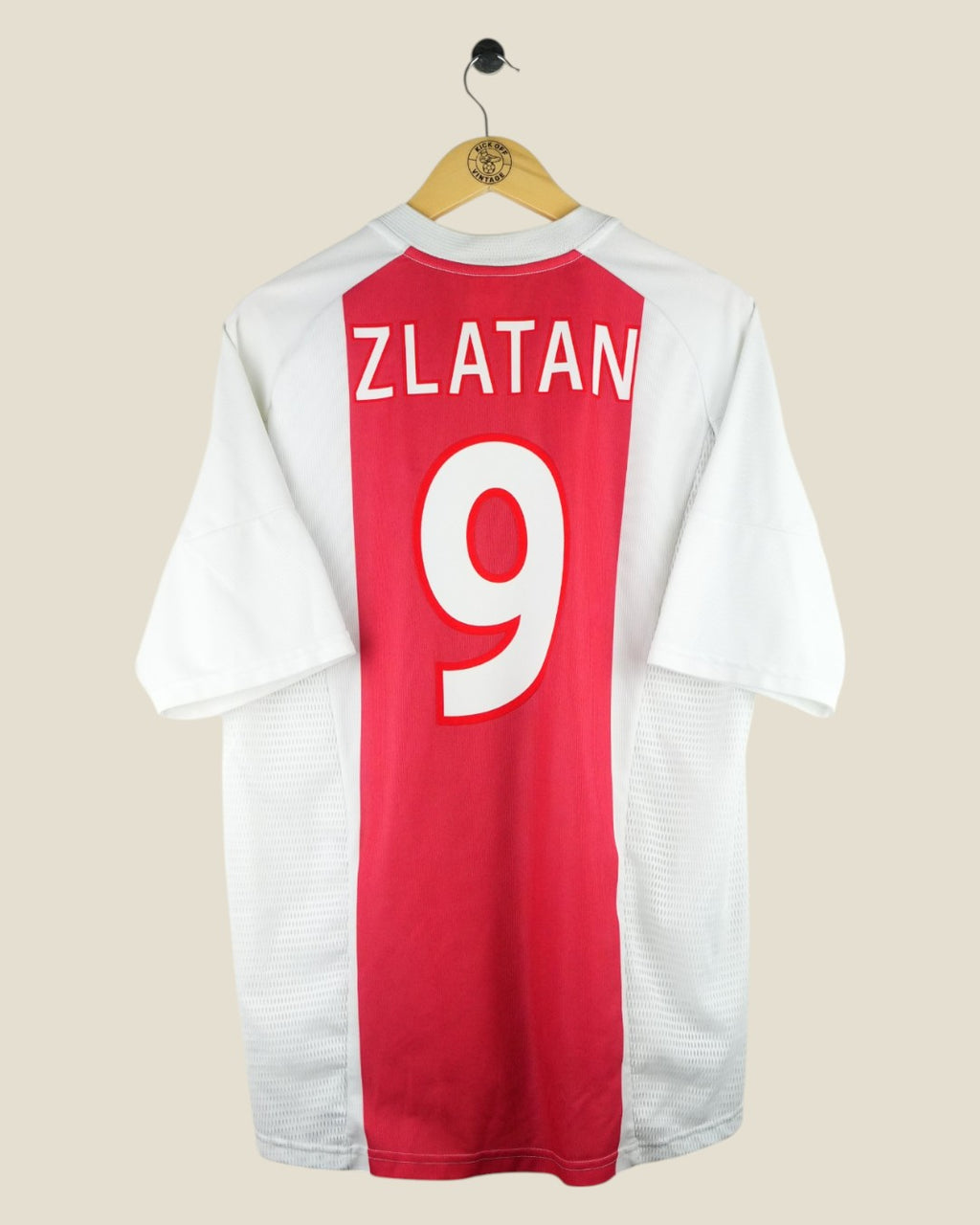 AJAX 2002/03 ZLATAN HOME SHIRT (L) ADIDAS