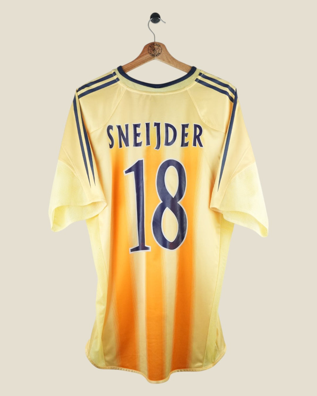 AJAX 2004/05 SNEIJDER AWAY SHIRT (L) ADIDAS
