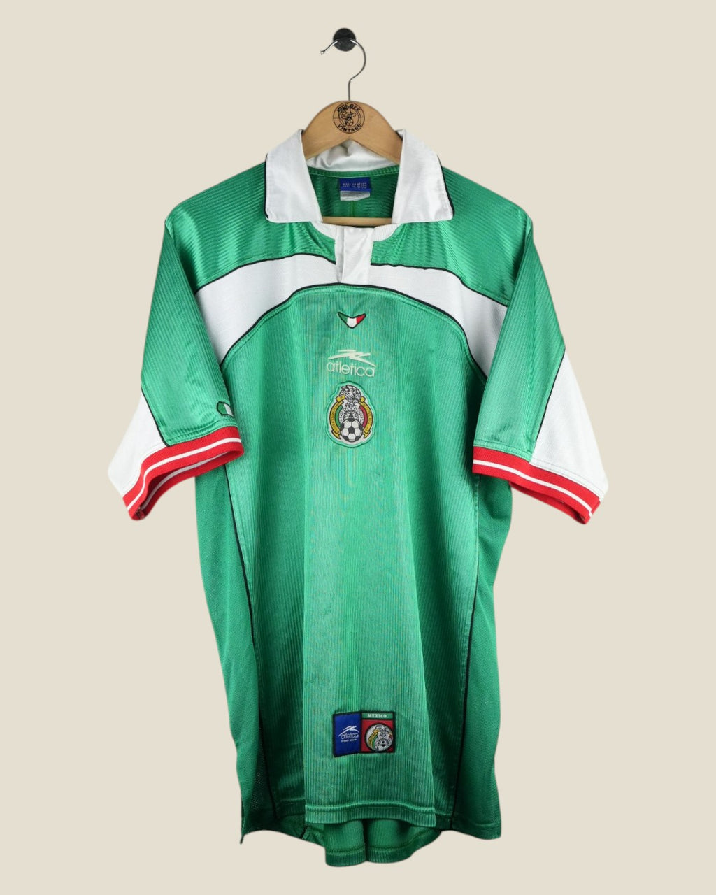 MEXICO 2000 MARQUEZ HOME SHIRT (L) ATLETICO