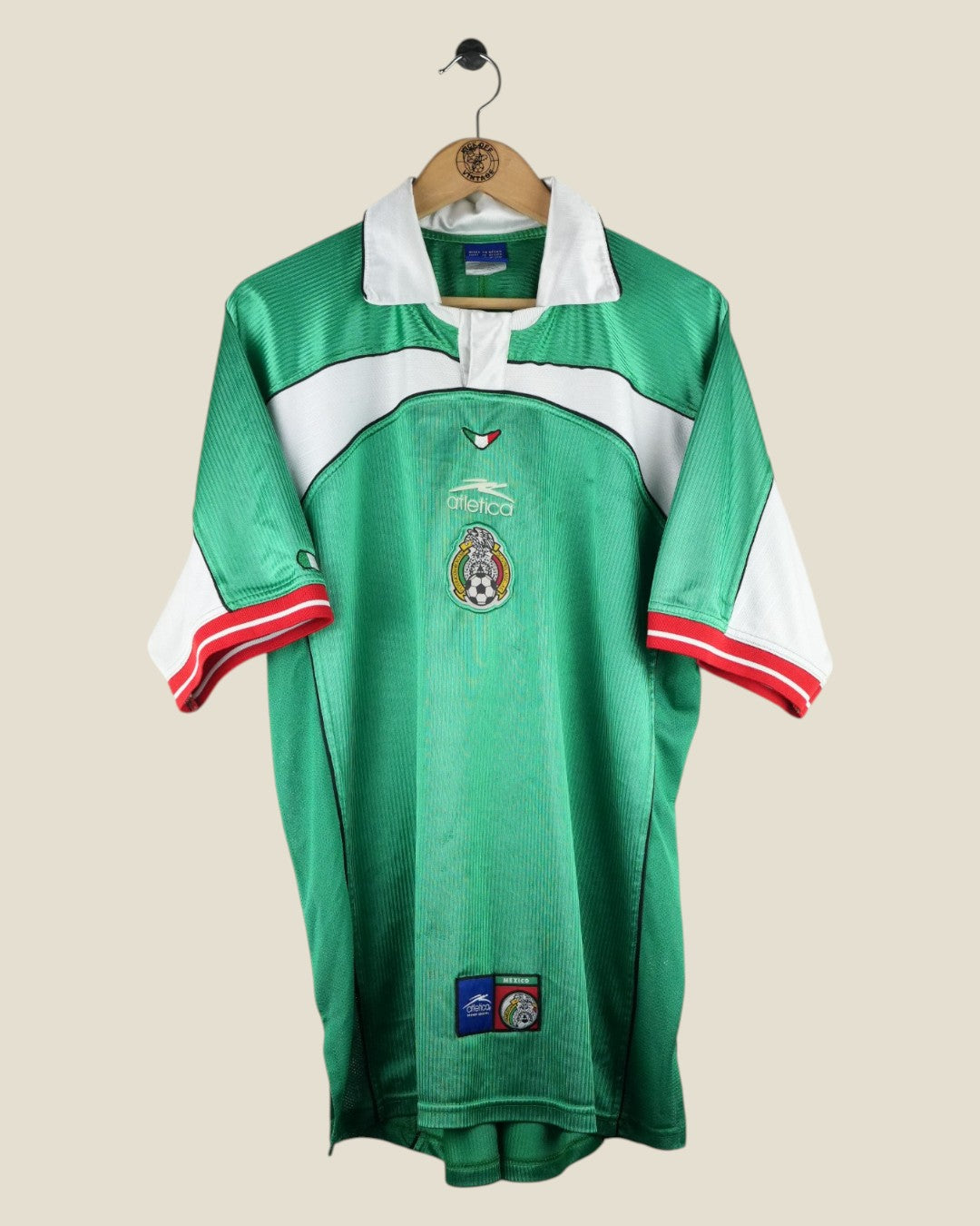 MEXICO 2000 MARQUEZ HOME SHIRT (L) ATLETICO