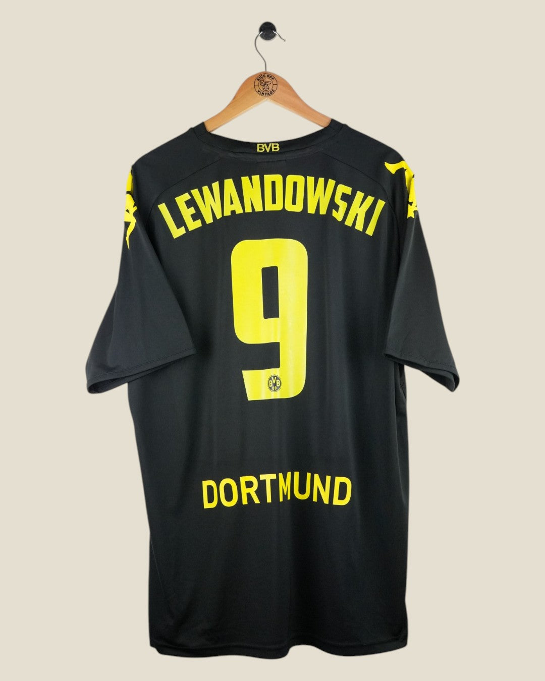 BORUSSIA DORTMUND 2011/12 LEWANDOSKI HOME SHIRT (M) KAPPA