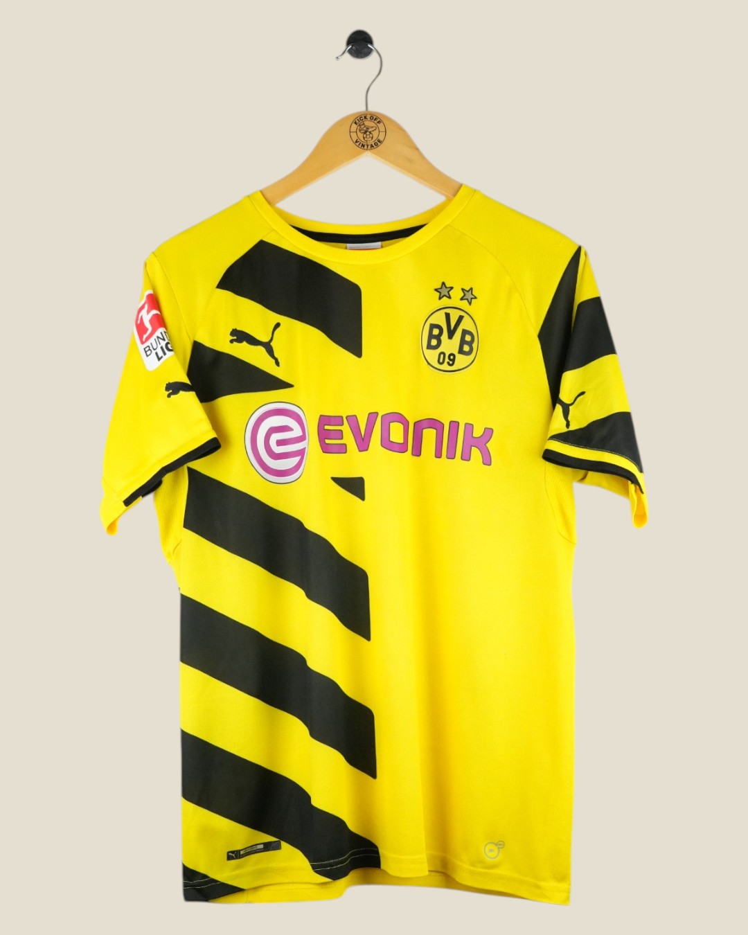 BORUSSIA DORTMUND 2014/15 KAGAWA HOME SHIRT (M) PUMA