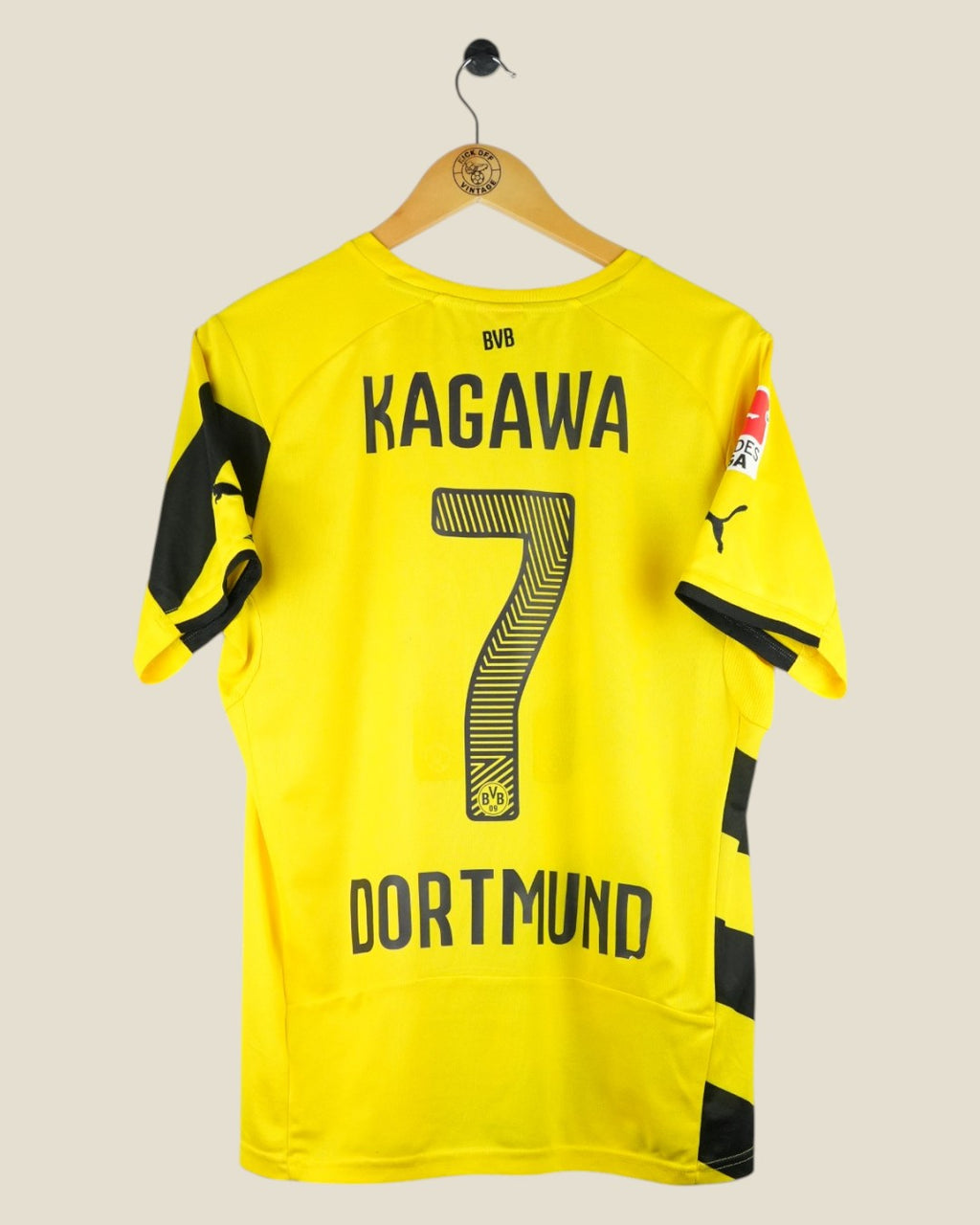 BORUSSIA DORTMUND 2014/15 KAGAWA HOME SHIRT (M) PUMA