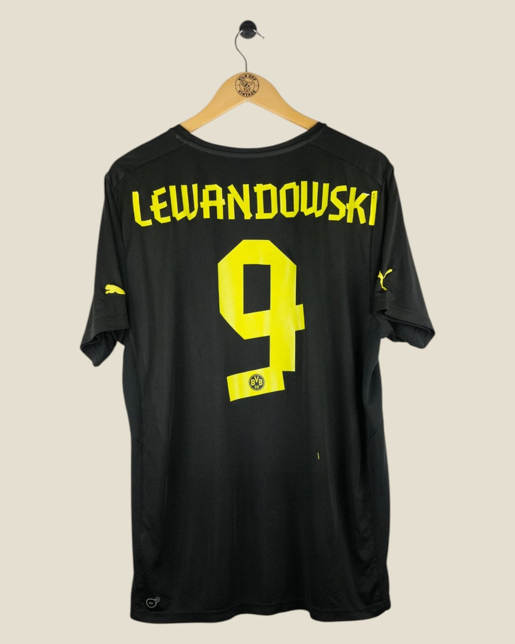 BORUSSIA DORTMUND 2012/13 LEWANDOSKI AWAY SHIRT (L) PUMA