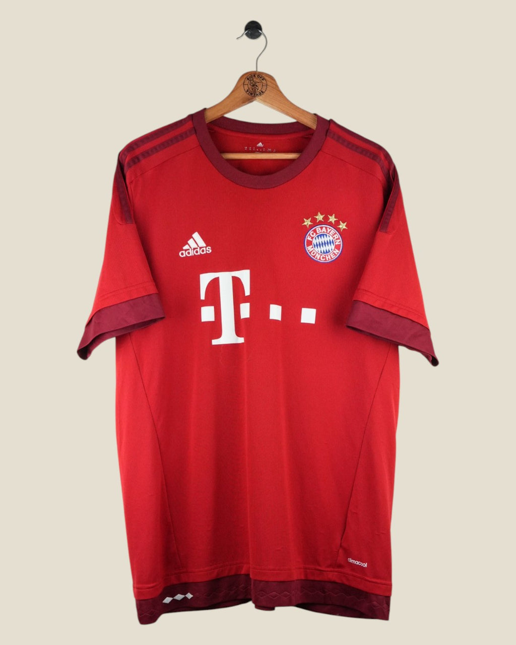 BAYERN MUNICH 2015/16 COSTA HOME SHIRT (XL) ADIDAS