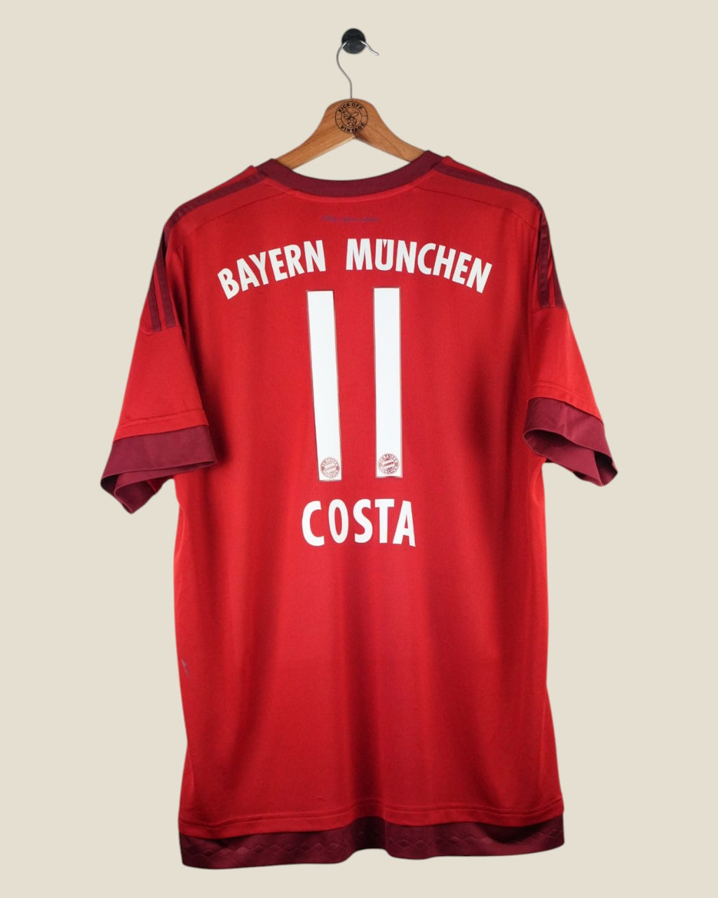 BAYERN MUNICH 2015/16 COSTA HOME SHIRT (XL) ADIDAS